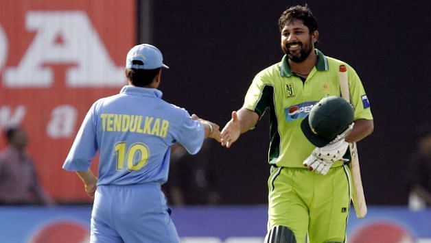 Sachin Tendulkar and Inzamam-ul-Haq